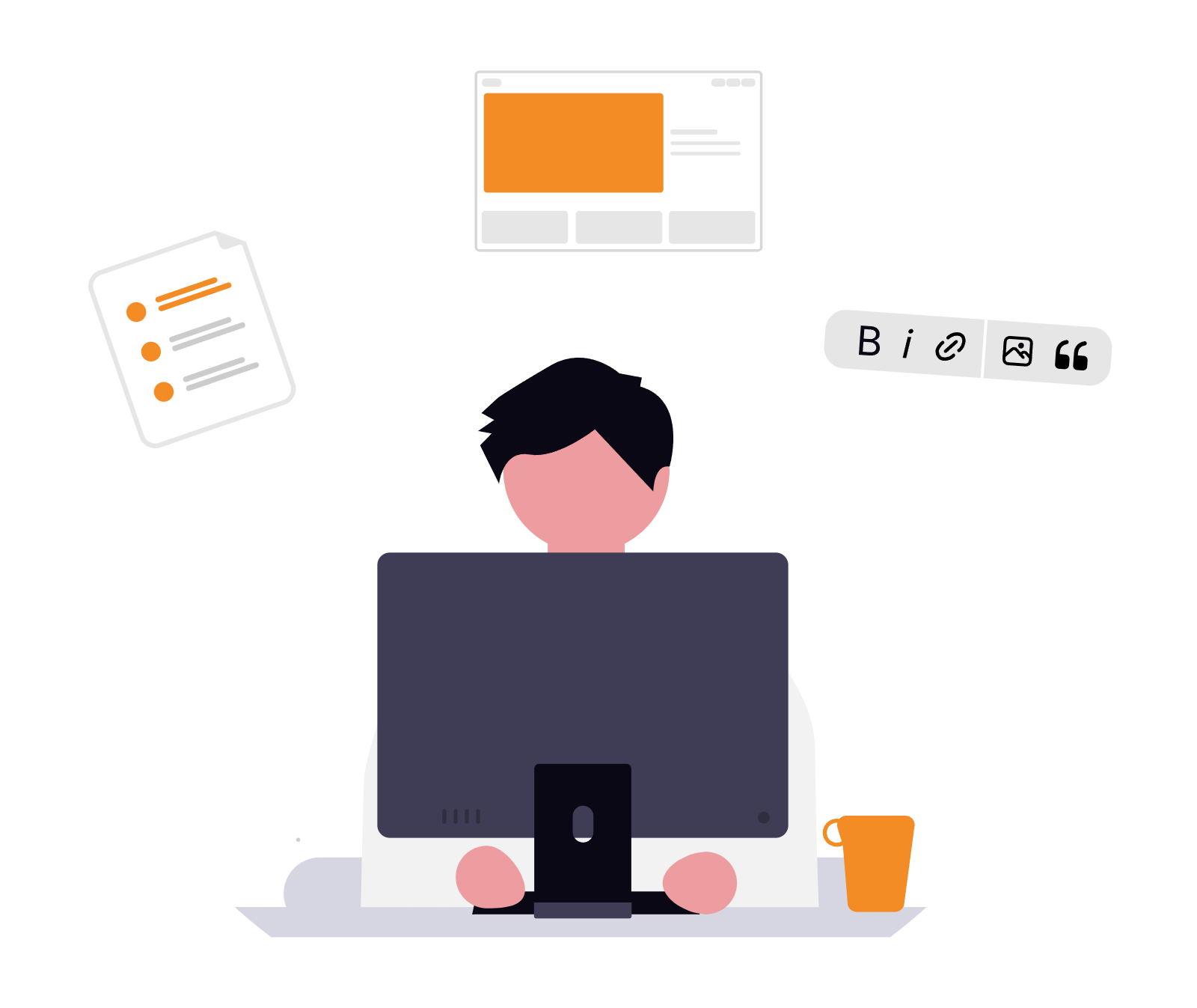 業務管理のイラスト